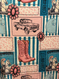 Carhartt Cowgirl plush blanket