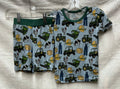 Carhartt farming print shorts and short sleeve shirt