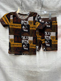 Carhartt print short sleeve and shorts