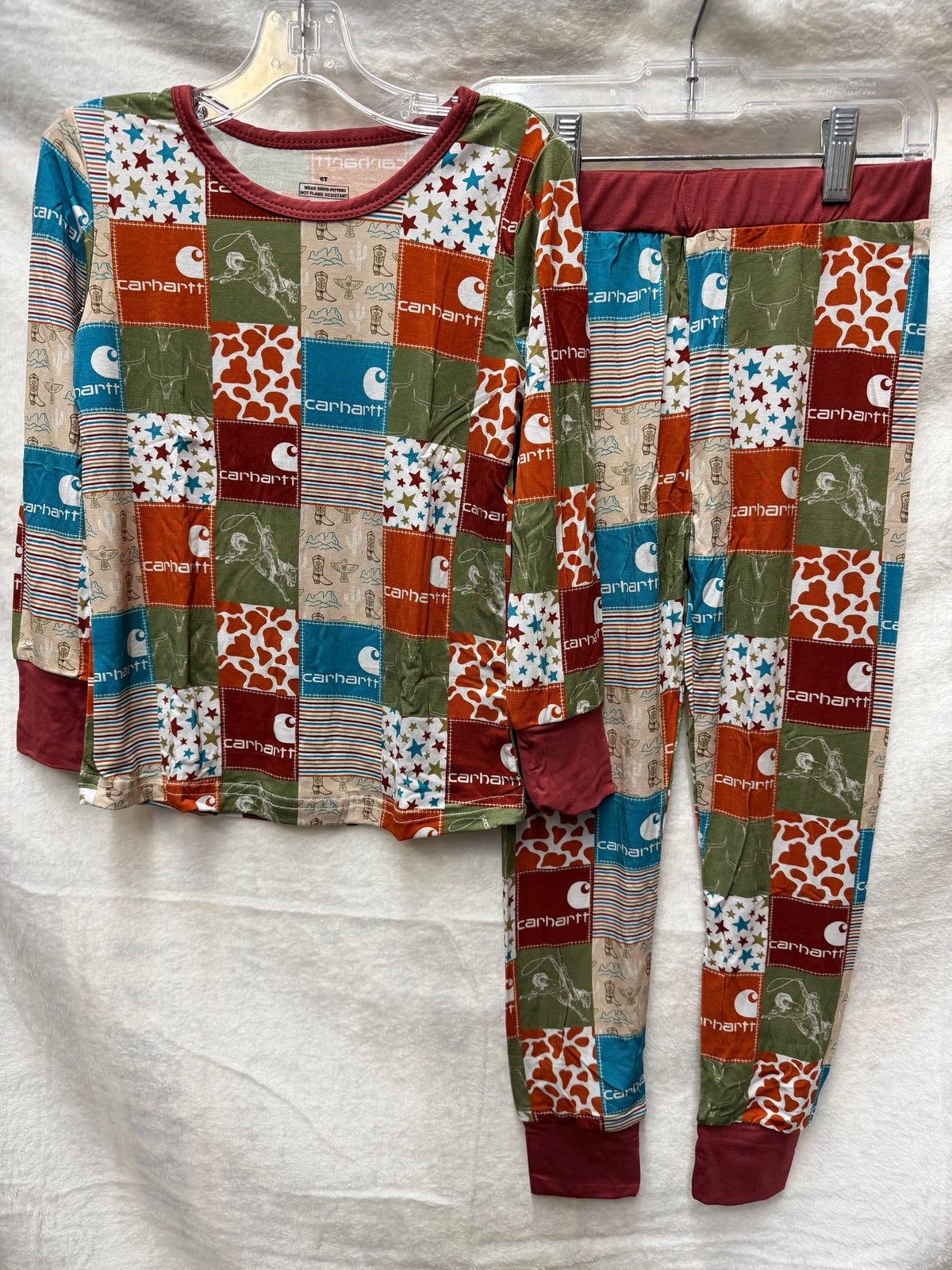 Carhartt print long sleeve and pants