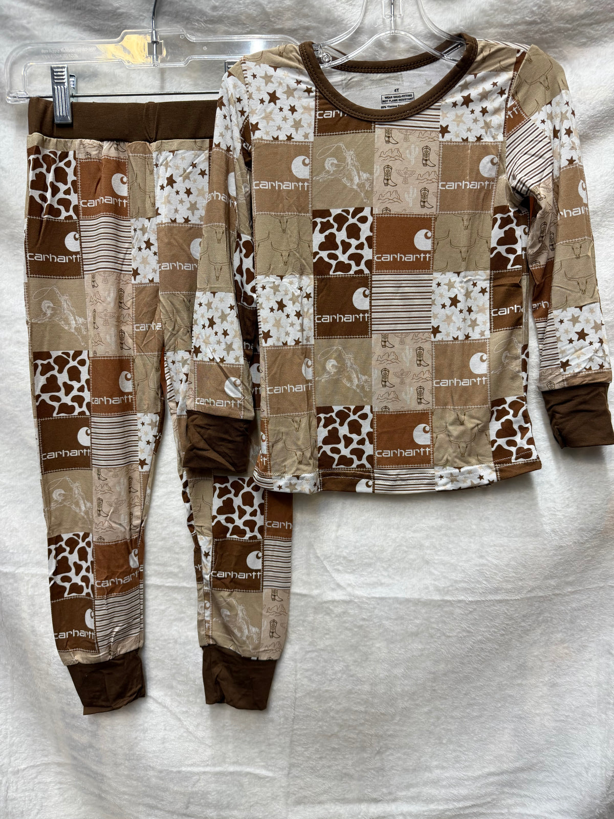 Carhartt Western print long sleeve and pants