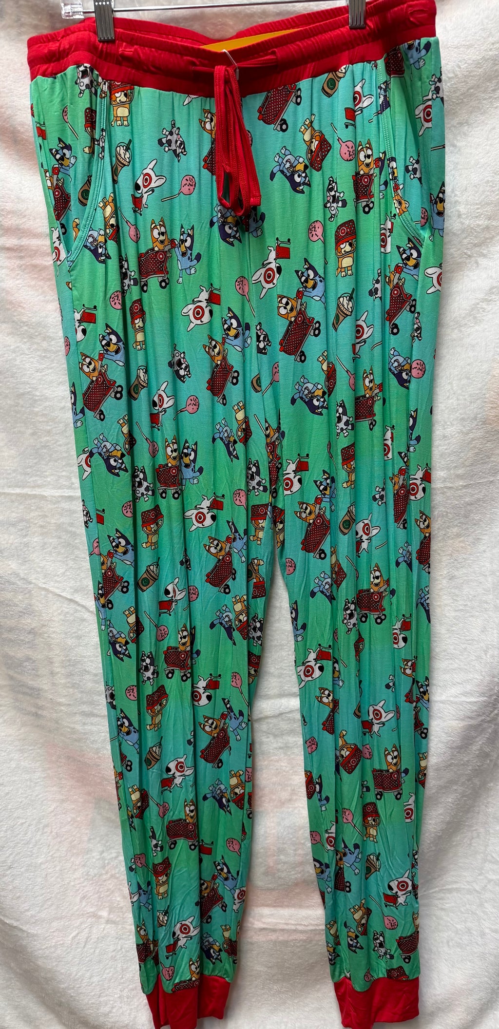 Ombré Bluey Target Starbucks print bottoms