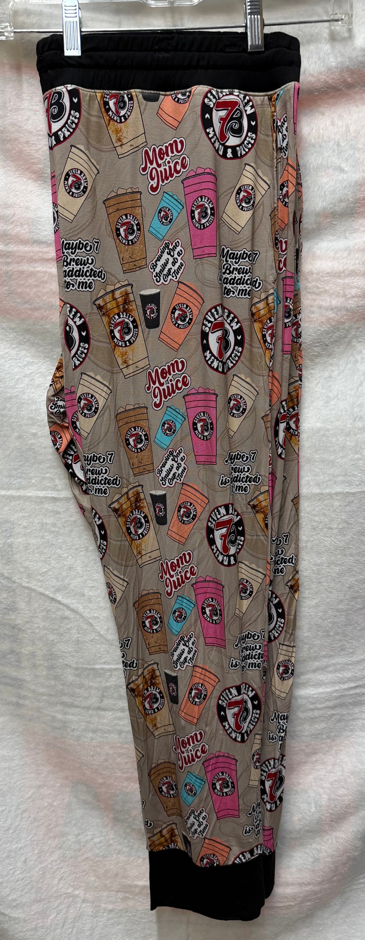 7 Brew Coffee print bottoms