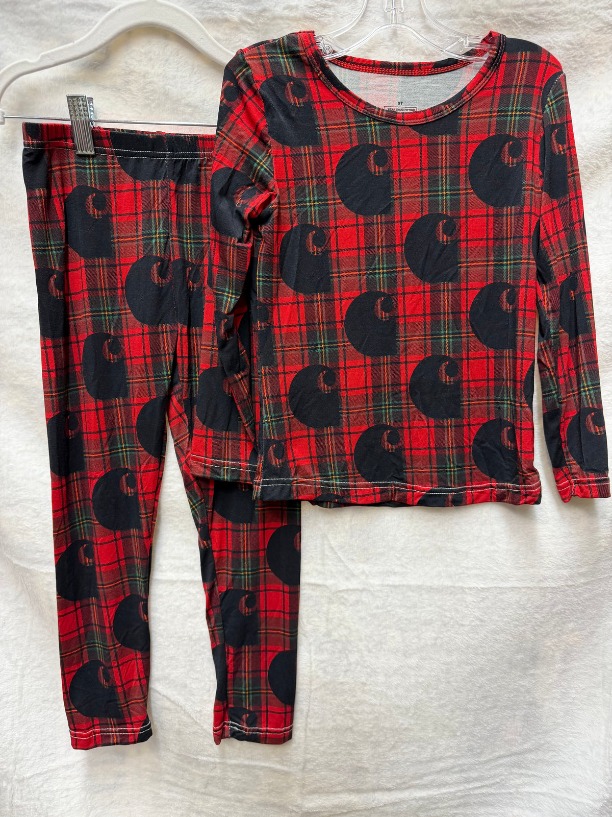 Carhartt plaid print long sleeves and pants