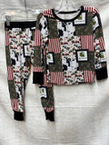 Carhartt Western Christmas tractors print long sleeves and pants