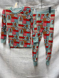 Gingerbread print long sleeves and pants