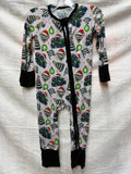 Christmas Monster Jam print zippie