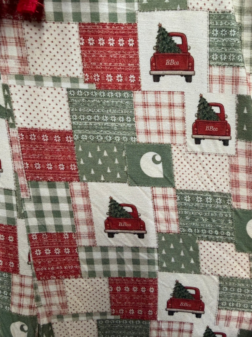Carhartt Red truck print bottoms