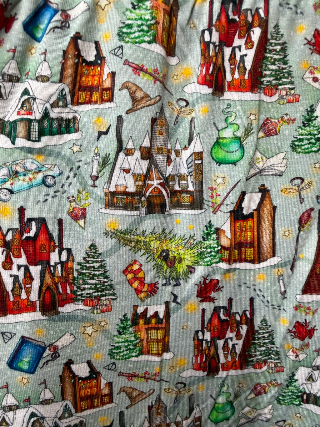 Harry Potter Christmas print bottoms